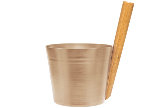 Rento Aluminum Straight Handle Sauna Bucket 5L