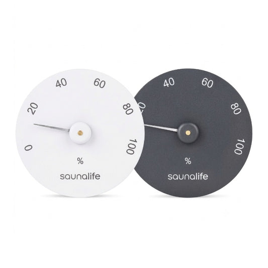 SaunaLife Designer Sauna Hygrometer, Humidity Levels