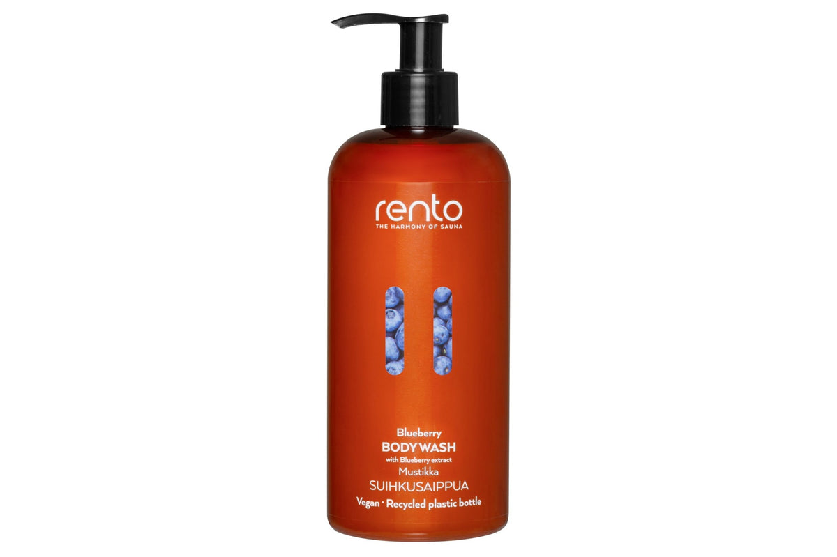 Rento Mild Foaming Body Wash 400mL - Blueberry