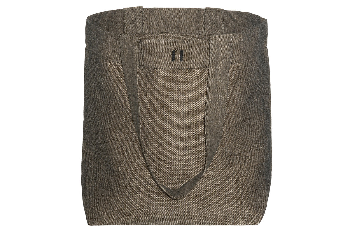 Rento Recycled Cotton Sauna Textile Tote Bag - Brown