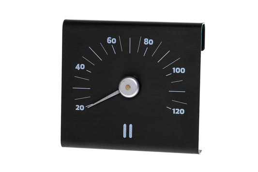 Rento Aluminum Square Sauna Thermometer - Brown
