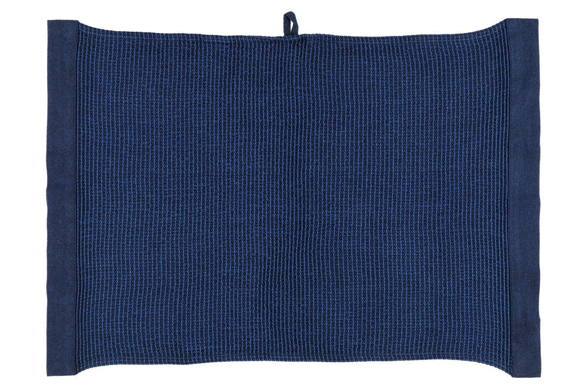 Rento Kenno Recycled Cotton Sauna Hand Towel 20" x 28" - Dark Blue