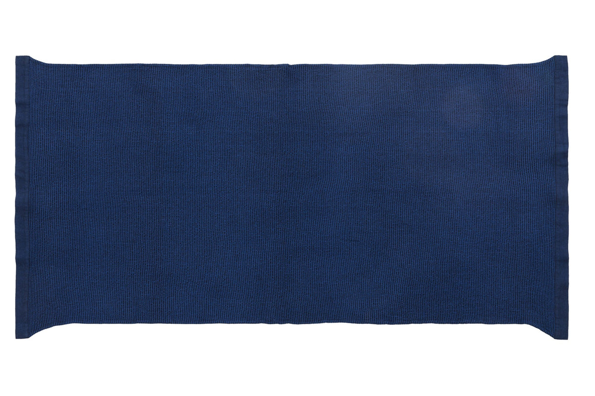 Rento Kenno Recycled Cotton Oversized Sauna Bath Towel 71" x 36" - Dark Blue