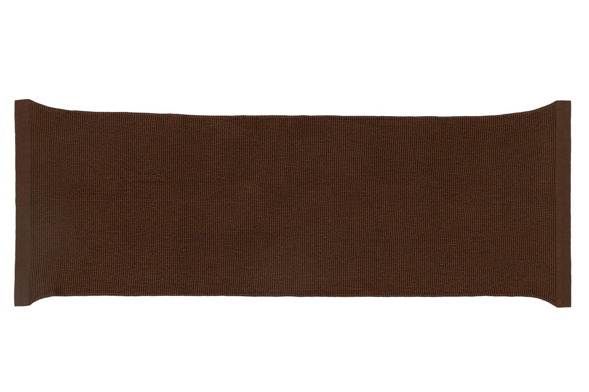 Rento Kenno Recycled Cotton Sauna Seat Cover 24" x 63" - Dark Brown
