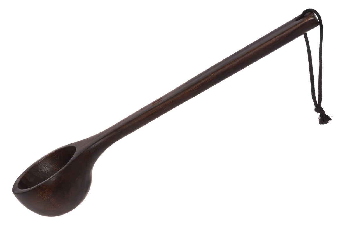Rento Thermo Laminated Bamboo Sauna Ladle - Dark Brown