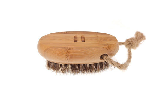 Rento Oil-Treated Bamboo Natural Nail Brush - Natural