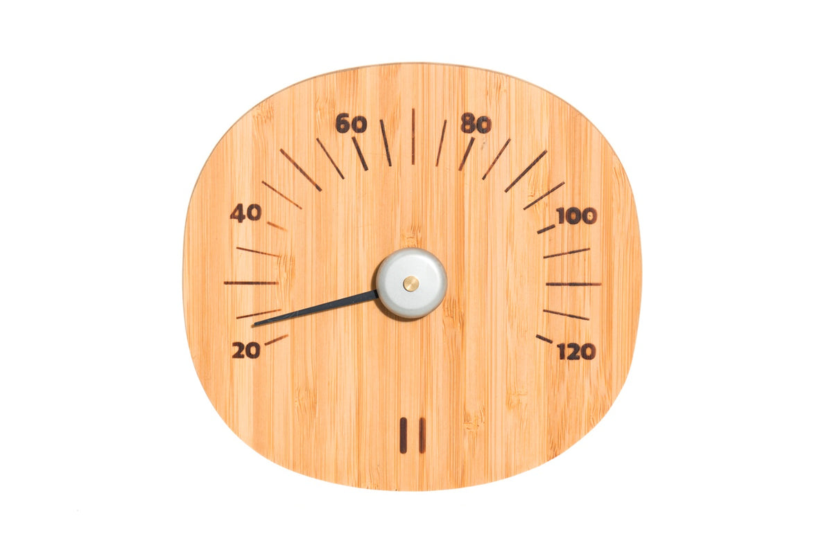 Rento Thermo-Bamboo Sauna Thermometer - Natural