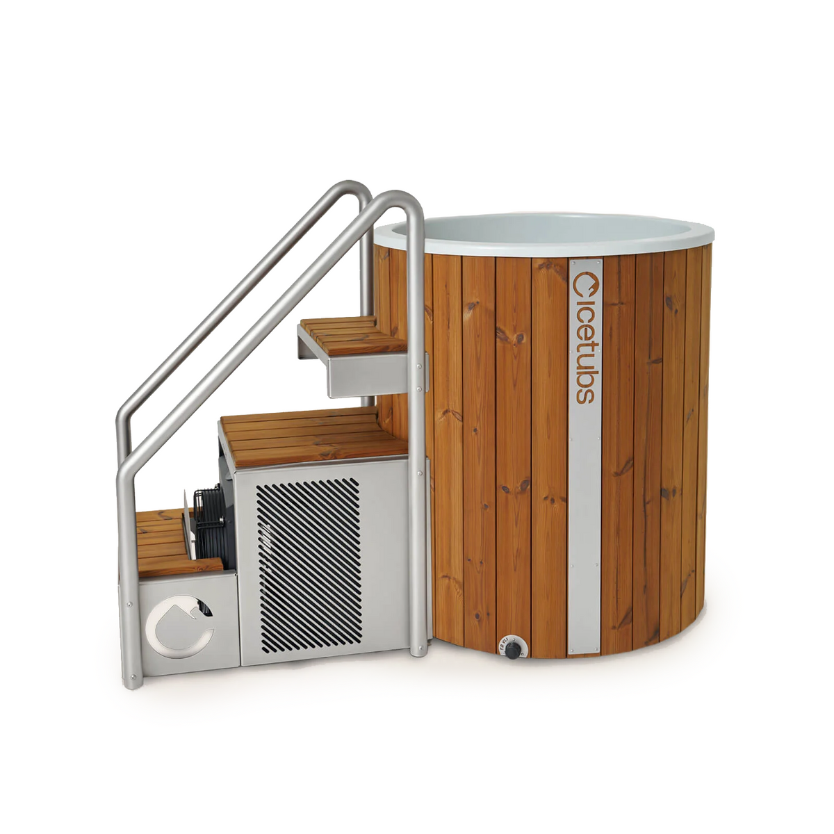 Icetubs IceBarrel XL Cold Plunge - variant-129677-stairs - 01_hero_stairs.png