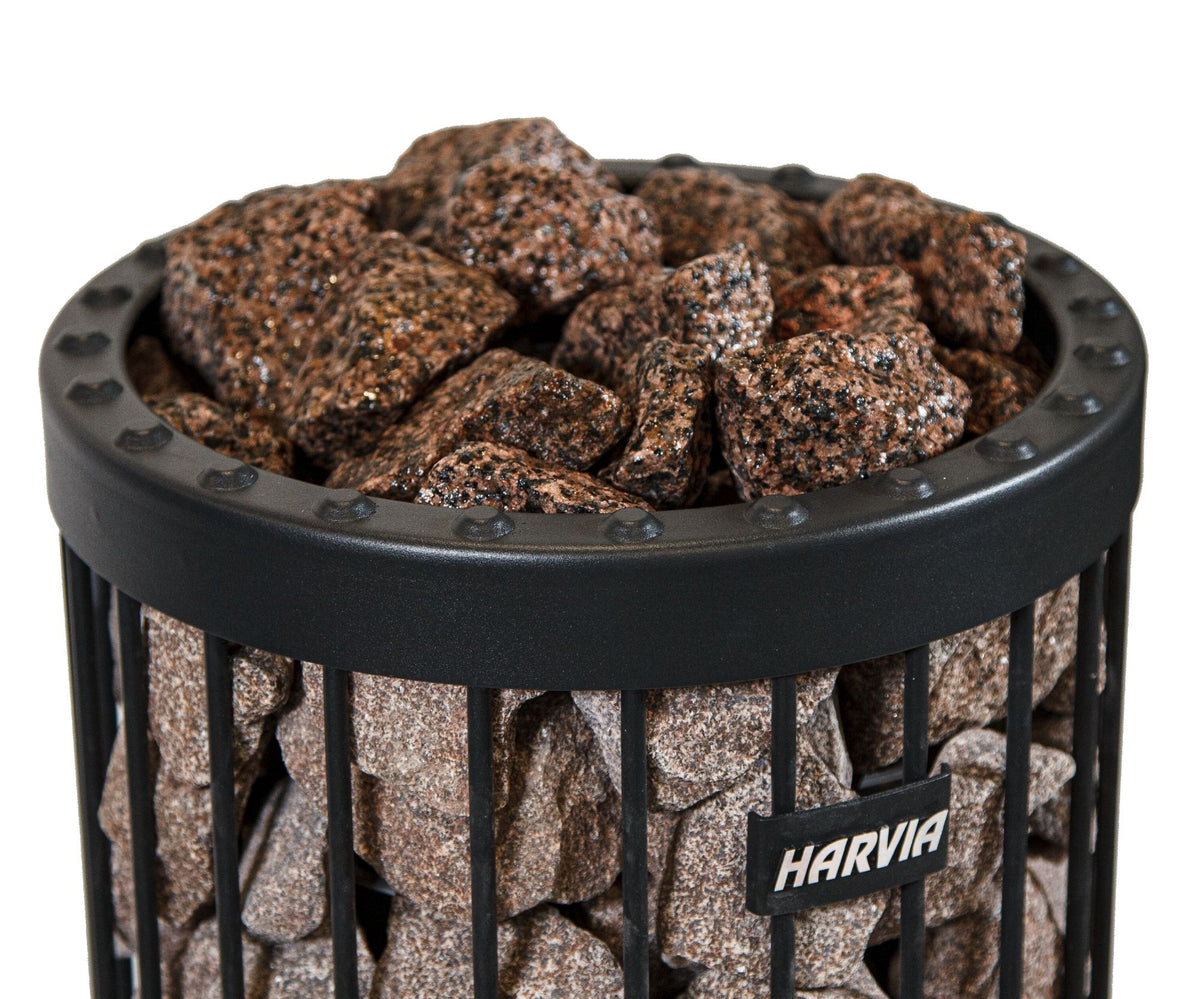 Harvia Decorative Red Granite Sauna Heater Stones, Split-Face, 5-10cm - 02_lifestyle_2.jpg