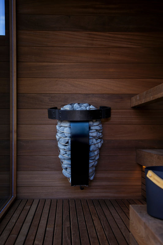Harvia Safety Railing for Spirit Series Sauna Heater, Black - 02_lifestyle.jpg
