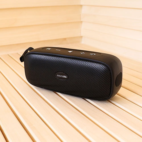 SaunaLife Verse Bluetooth Sauna Speaker w/ Wireless Charging