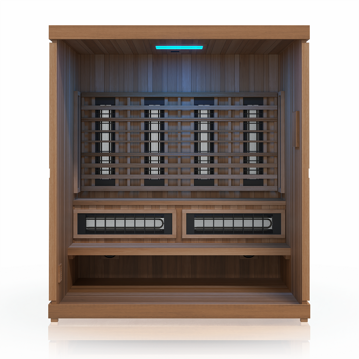 Finnmark FD-5 Trinity XL 4-Person Infra-Steam Combination Sauna - 03_detail_interior_blue.png