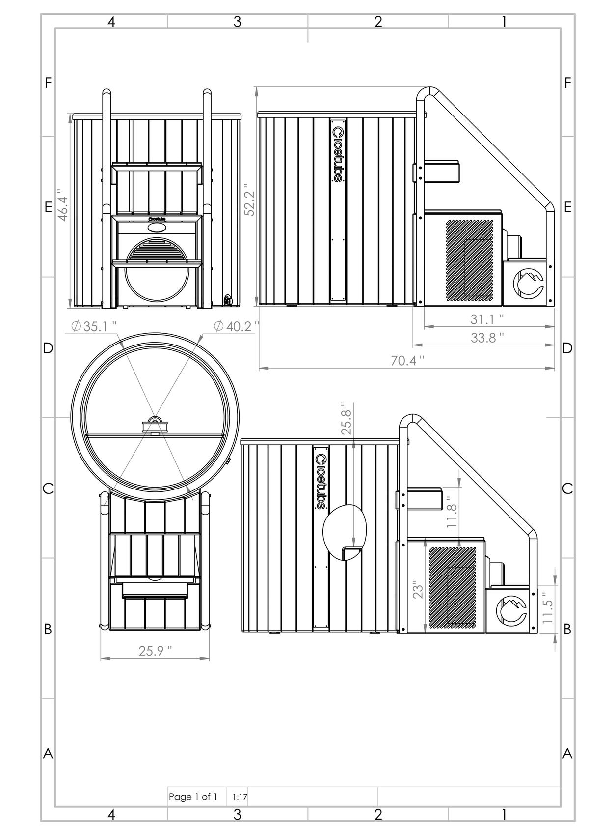 Icetubs IceBarrel XL Cold Plunge - variant-129677-stairs - 03_dimensions_stairs.png