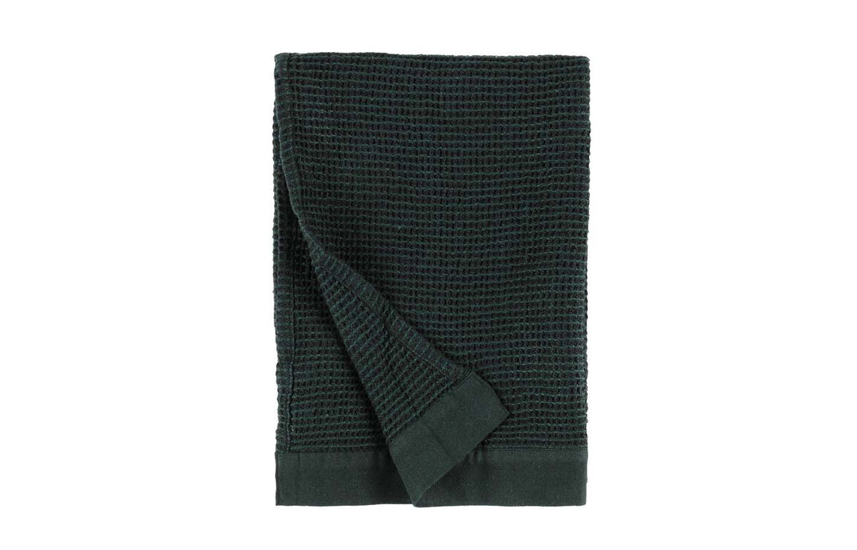 Rento Kenno Recycled Cotton Sauna Hand Towel 20" x 28" - Dark Green