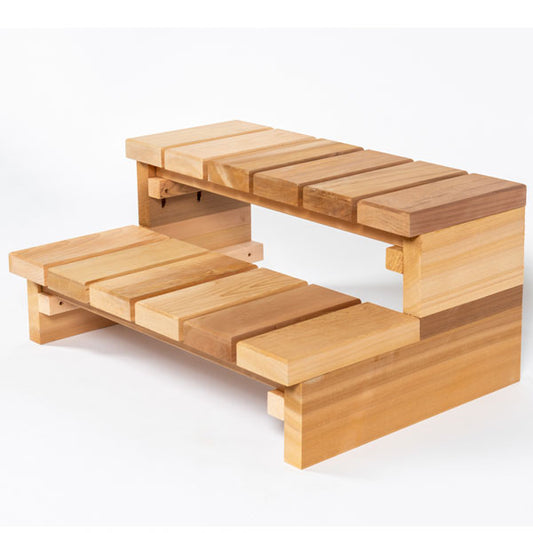Cedar Steps for Cold Plunge & Hot Tubs