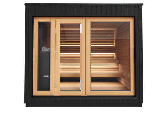 SaunaLife Model G7 Garden Series Outdoor Home Sauna Cabin