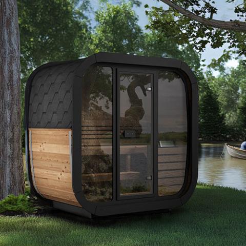 SaunaLife Cube Series Outdoor Sauna