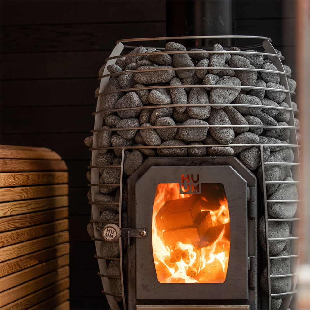 HUUM HIVE Wood-Burning Sauna Stove Package - 08_lifestyle_flame.jpg