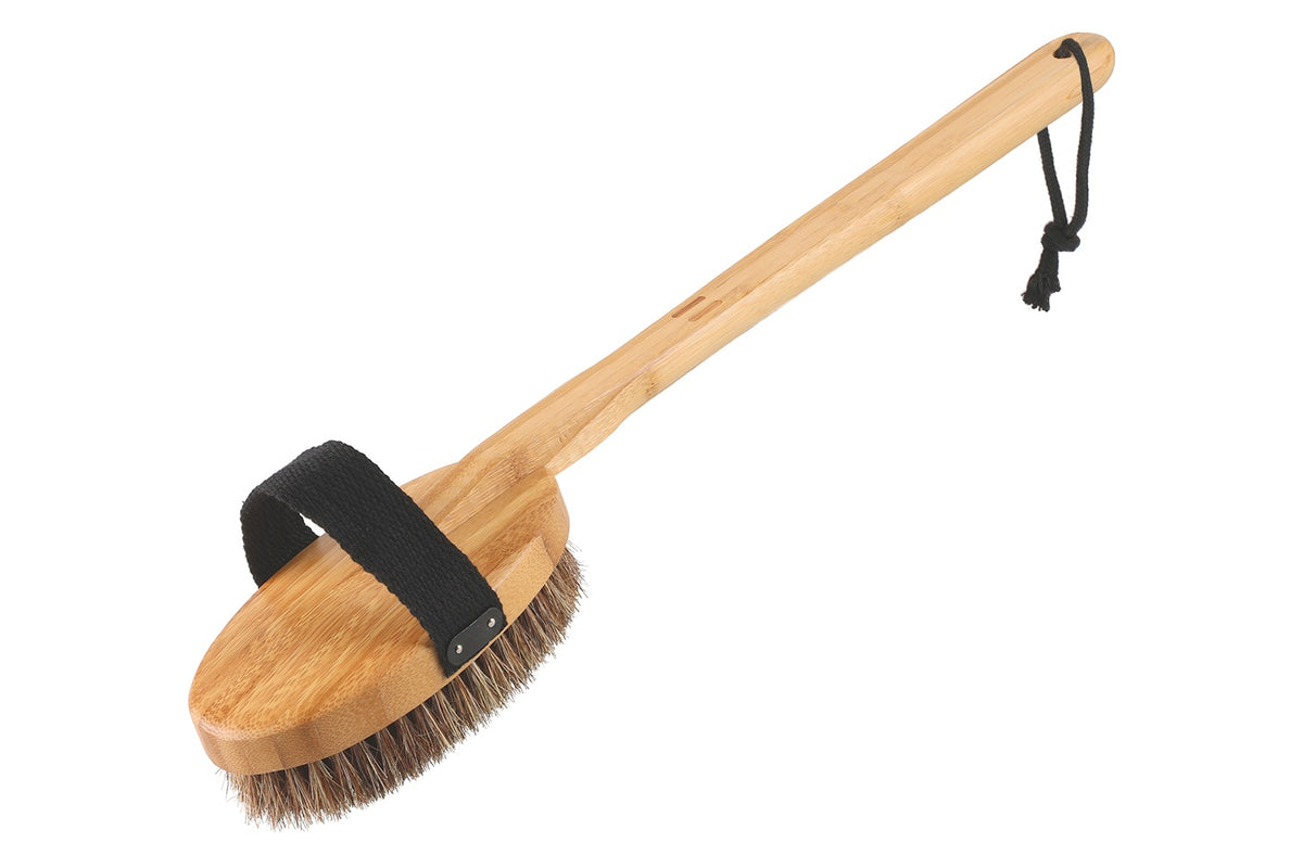 Rento Detachable Handle Bamboo Bath Brush