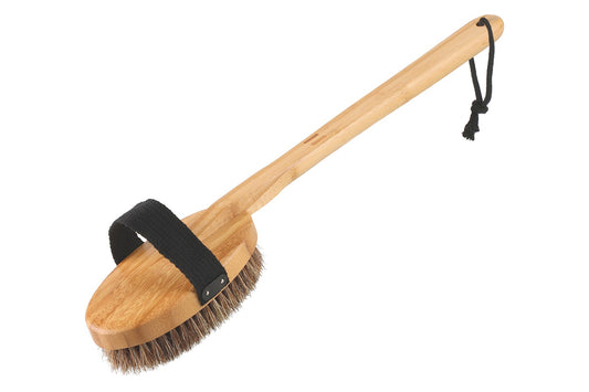 Rento Detachable Handle Bamboo Bath Brush