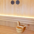 SaunaLife Essentials Set 3 Wood Sauna Bucket and Ladle
