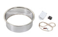Harvia Embedding Flange w/ LED-Lighting for Cilindro Half Series