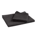 HUUM OVO Sauna Towel Collection Set, Black (Set of 2)