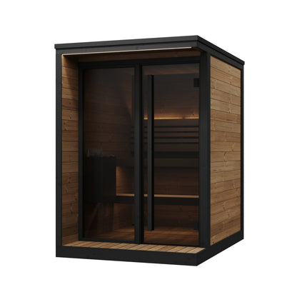 SaunaLife Model GL4 Garden Luxury Series Outdoor Home Sauna Kit