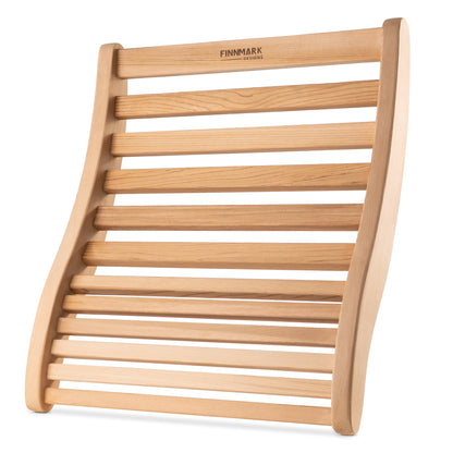 Finnmark Curve Canadian Red Cedar Ergonomic S-Shape Sauna Backrest - 01_hero.jpg