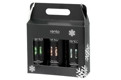 Rento Limited Edition Sauna Scent Gift Set 3 x 400mL (Winter Spices, Forest, Arctic Pine)