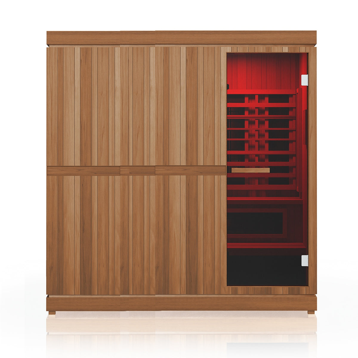 Finnmark FD-5 Trinity XL 4-Person Infra-Steam Combination Sauna - 01_hero_angle.jpg