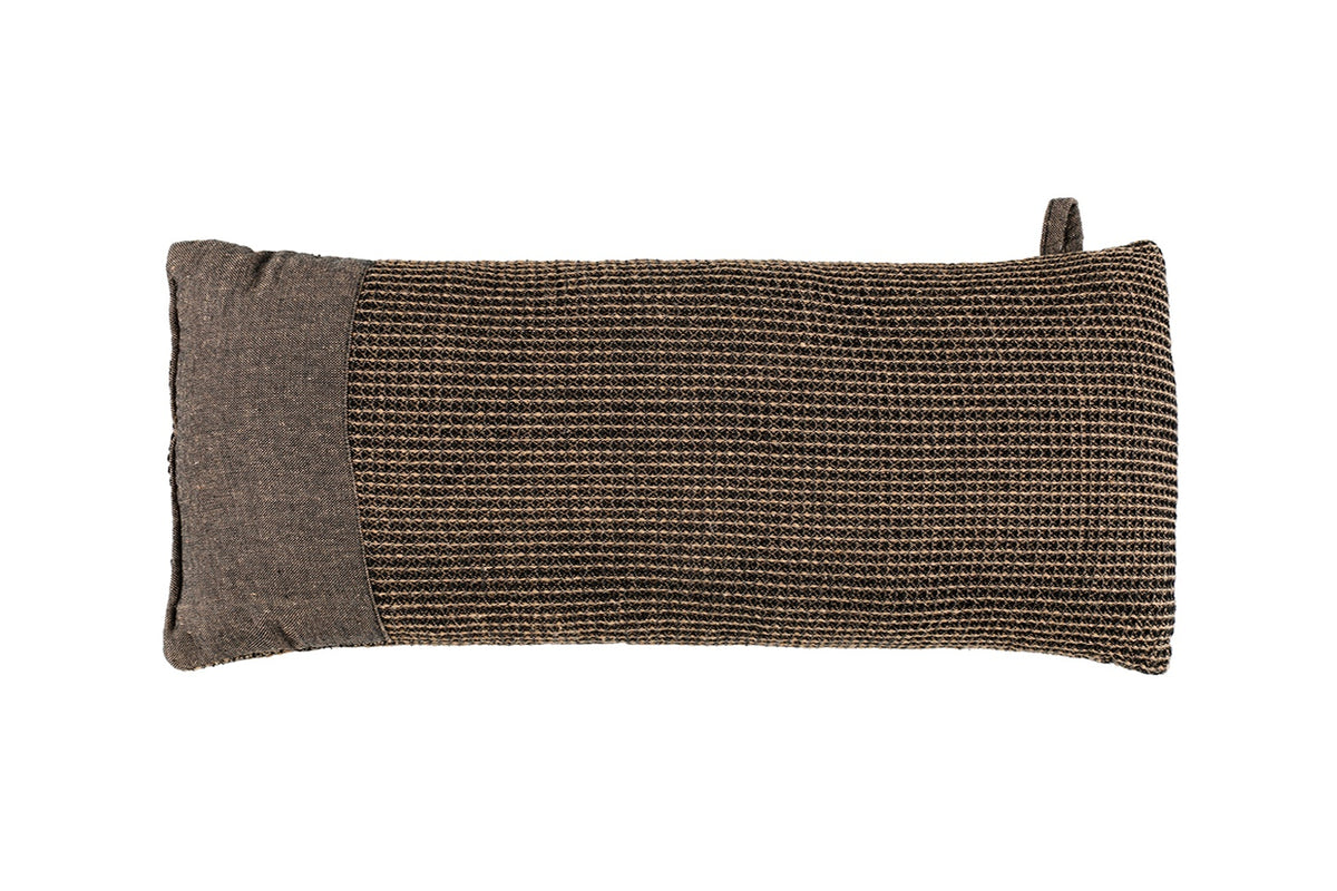 Rento Kenno Recycled Cotton Sauna Pillow 20" x 9" - Brown