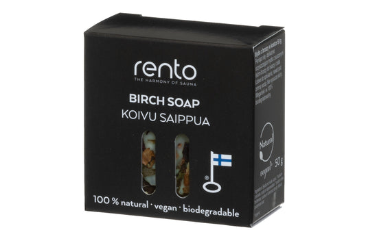 Rento Natural Vegan Birch Soap Bar 50g