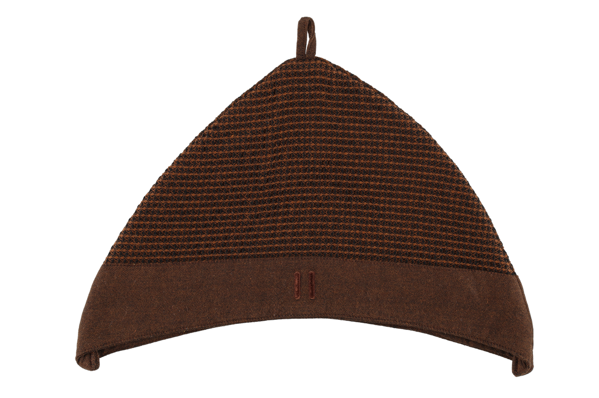 Rento Kenno Recycled Cotton Sauna Hat - Dark Brown