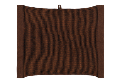 Rento Kenno Recycled Cotton Sauna Seat Cover 20" x 24" - Dark Brown