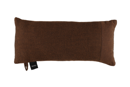 Rento Kenno Recycled Cotton Sauna Pillow 20" x 9" - Dark Brown