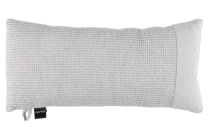 Rento Kenno Recycled Cotton Sauna Pillow 20" x 9" - Light Grey