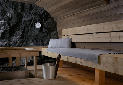 Rento Kenno Recycled Cotton Sauna Seat Cover 24" x 63" - Light Grey