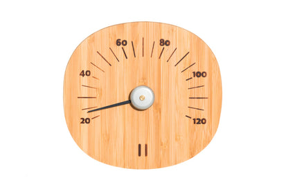 Rento Thermo-Bamboo Sauna Thermometer - Natural