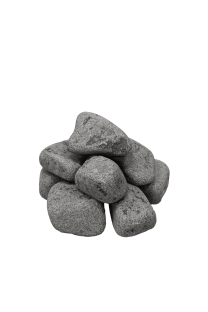 Saunum Sauna Heater Stones, Rounded Olivine, 5-10cm, 33lbs - 01_hero_stones.png
