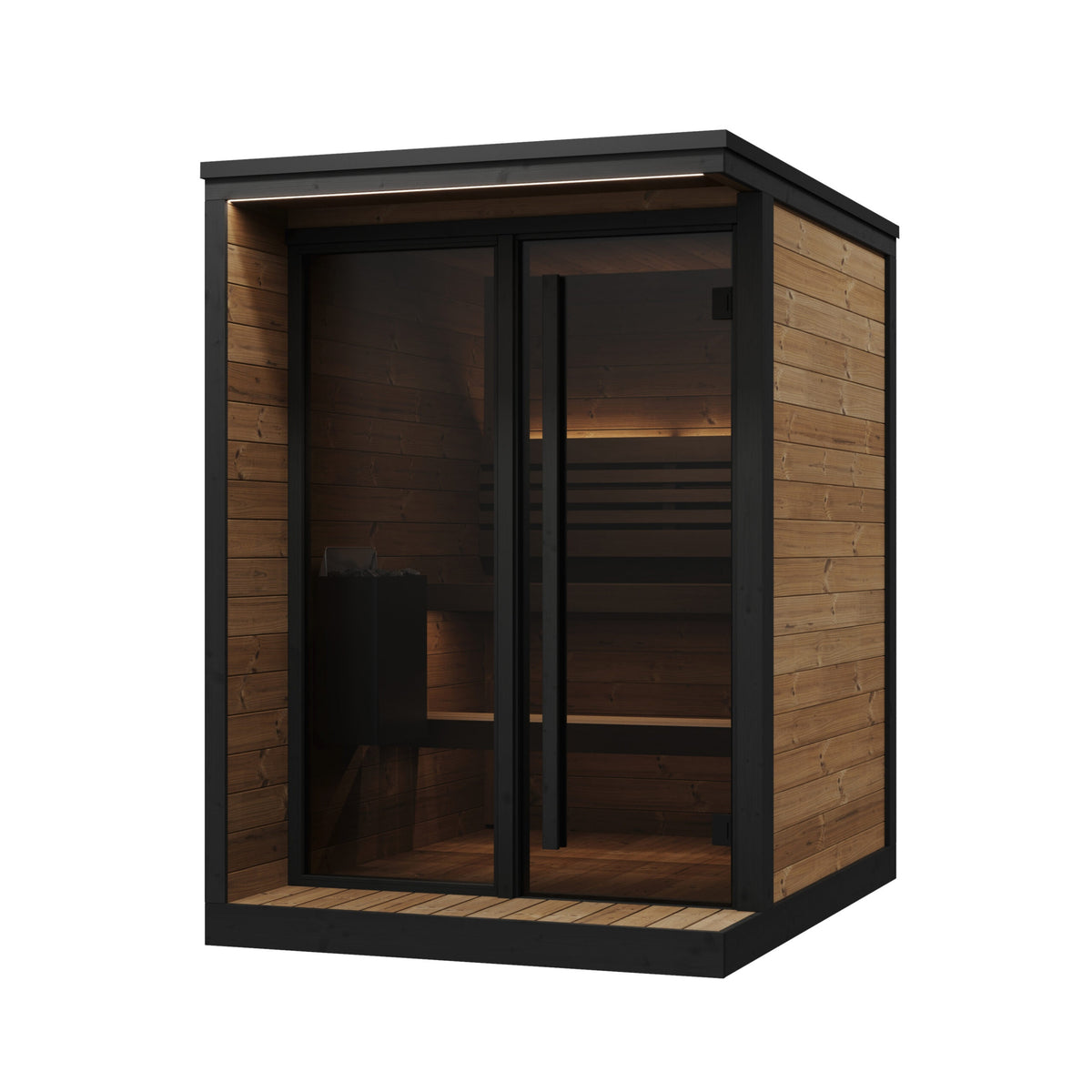 SaunaLife Model GL4 Garden Luxury Series Outdoor Home Sauna Kit - SL-MODELGL4