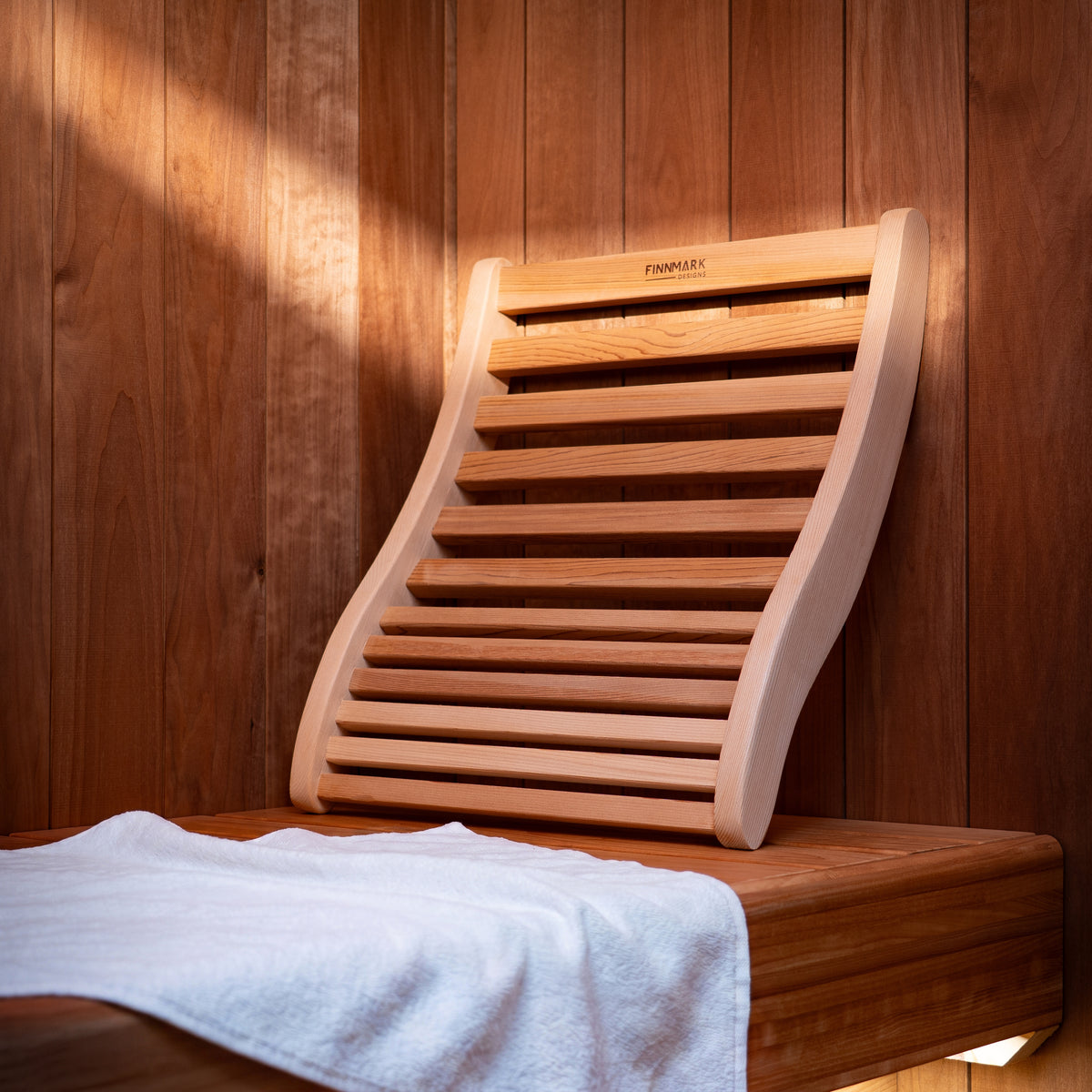 Finnmark Curve Canadian Red Cedar Ergonomic S-Shape Sauna Backrest - 02_angle.jpg