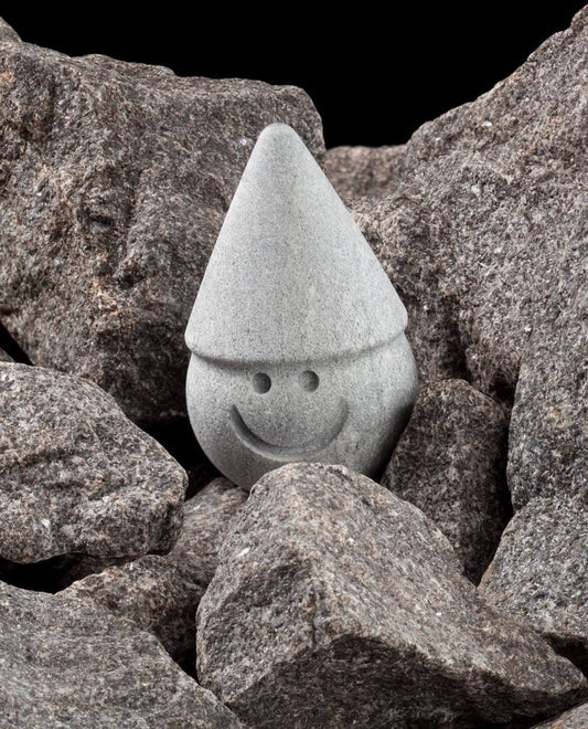 Hukka Tahvo Soapstone Sauna Elf with Cone Hat - 02_lifestyle.jpg