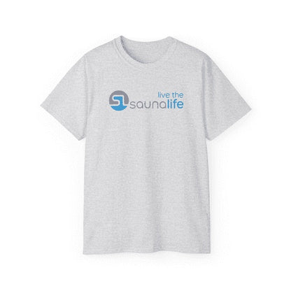 SaunaLife Premium Graphic T-Shirt, 100% Cotton, Ash Gray