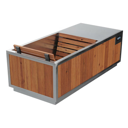 Finnmark SoulCold™ 1-Person Cold & Hot Plunge Tub, 180 gal - 02_lifestyle_water.jpg
