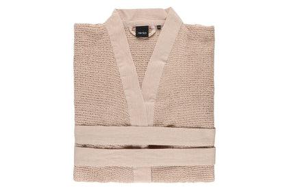 Rento Kenno Recycled Cotton Bath Robe - L/XL - Beige