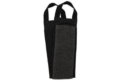Rento Linen Terry Sauna Back Washer - Black