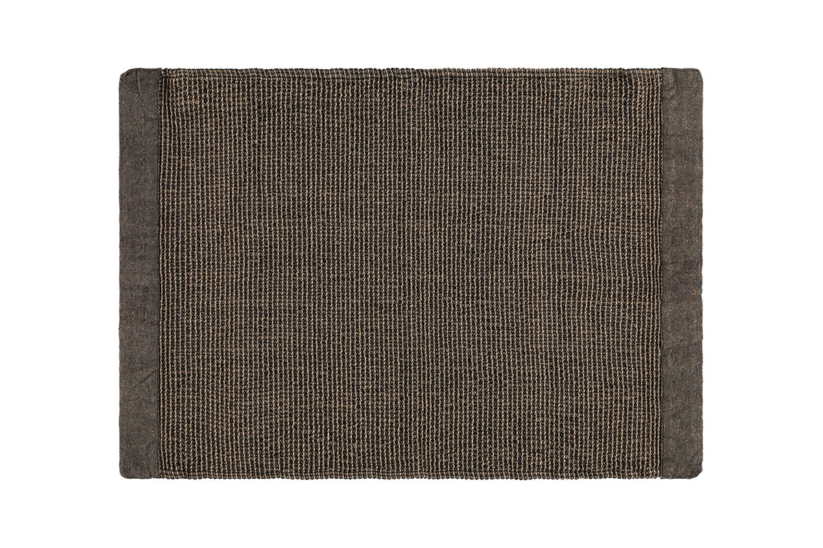 Rento Kenno Recycled Cotton Sauna Hand Towel 20" x 28" - Brown