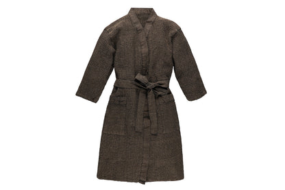 Rento Kenno Recycled Cotton Bath Robe - XXL - Brown