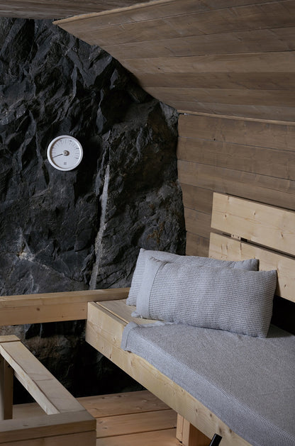 Rento Kenno Recycled Cotton Sauna Seat Cover 24" x 63" - Light Grey